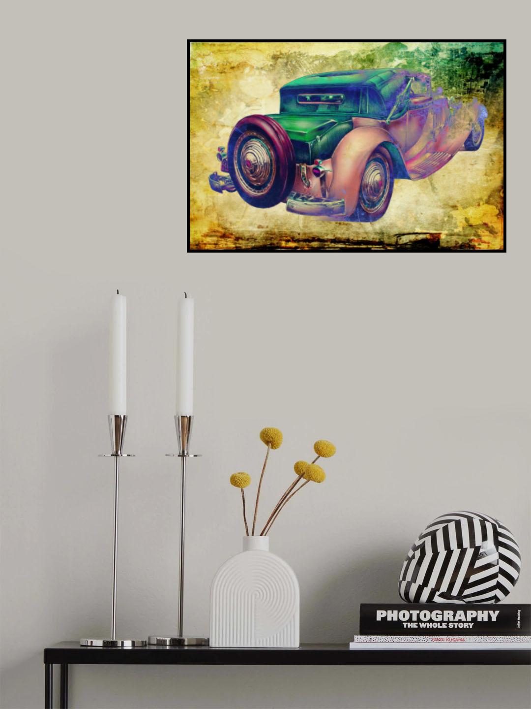 Vintage car 6 Poster och Canvastavla