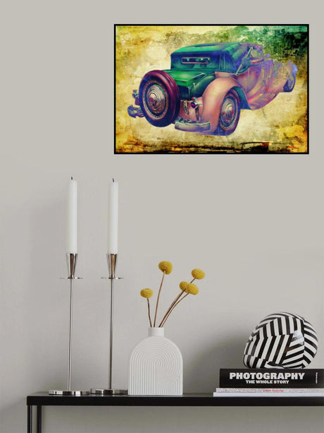 Vintage car 6 Poster och Canvastavla