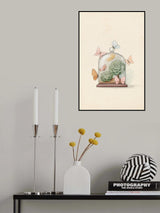 Succulent Fairy Plant Lock Poster och Canvastavla