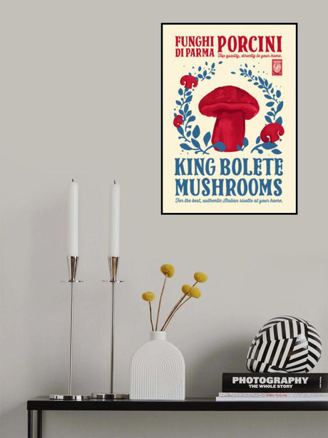 Porcini kitchen print Poster och Canvastavla