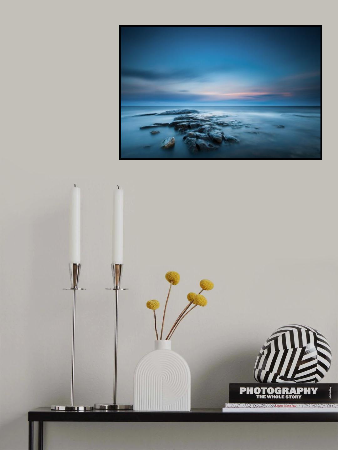 Blue II Poster och Canvastavla