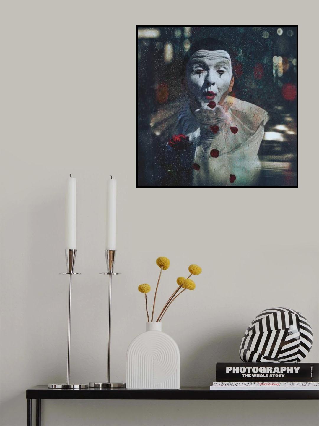 Despite the bad weather .. Poster och Canvastavla