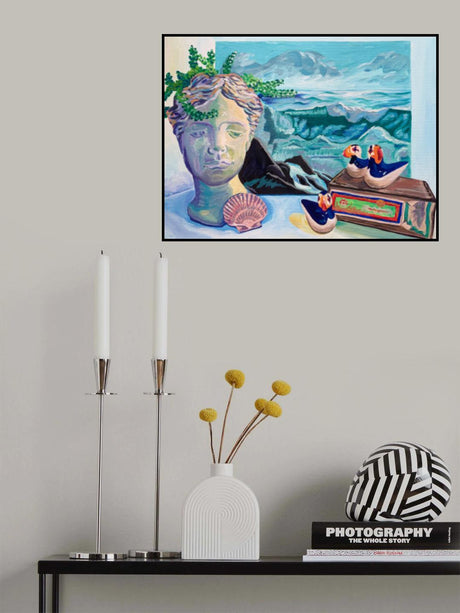 Coastal Still Life Poster och Canvastavla