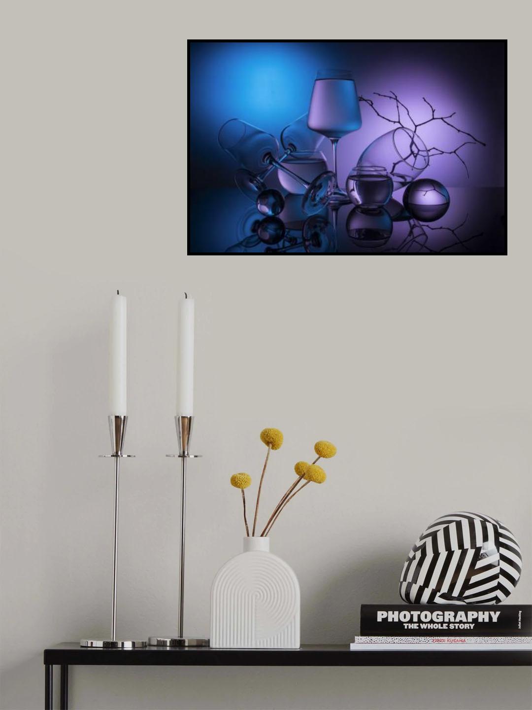 From the series "Experiments with glass" Poster och Canvastavla