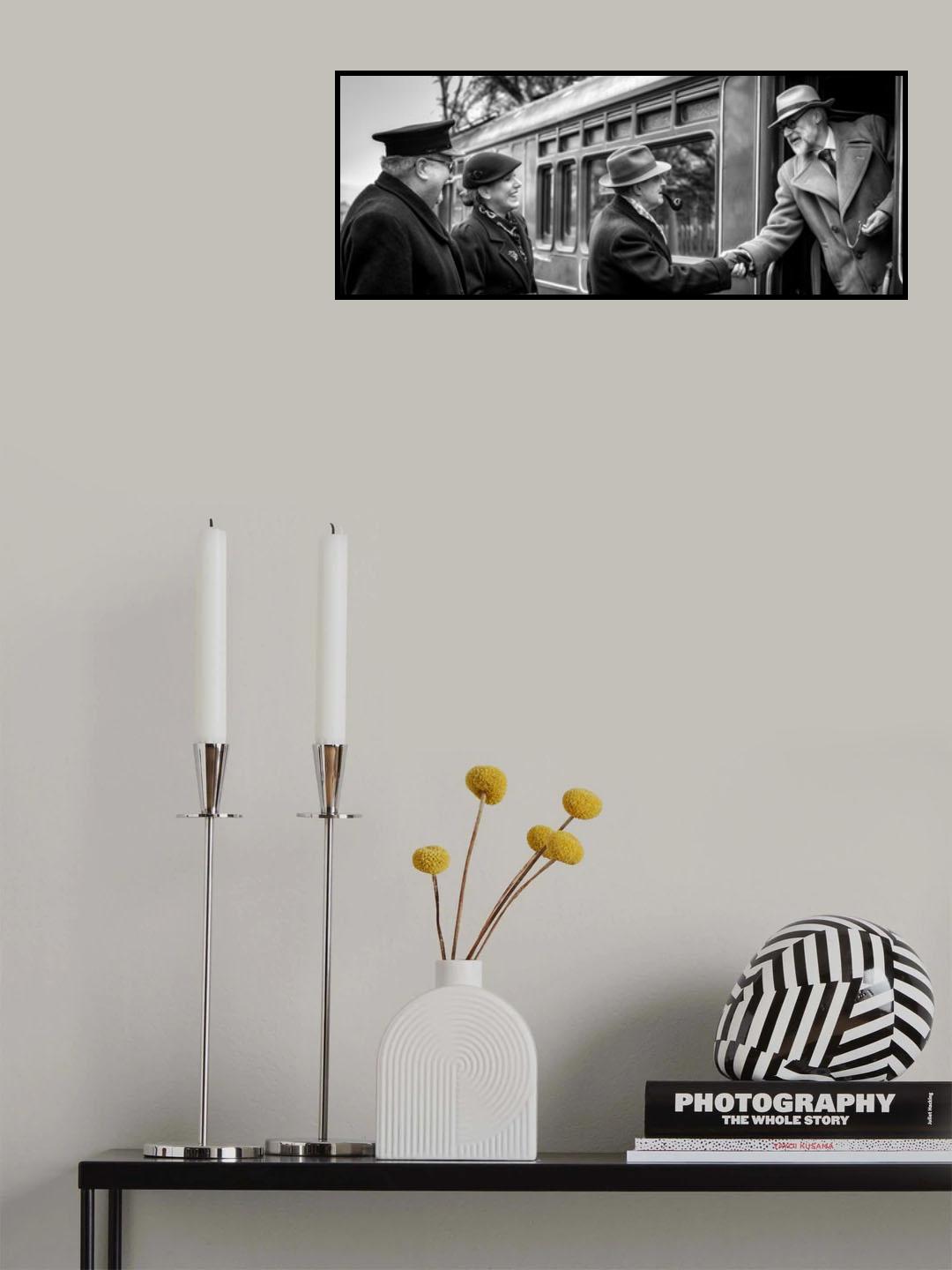 Au Revoir Poster och Canvastavla