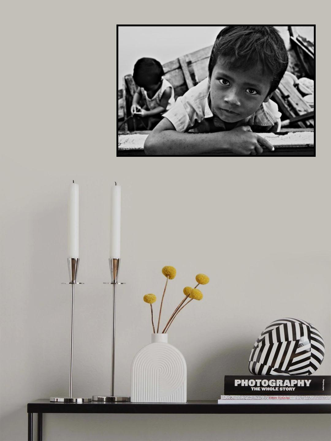 Small worker Poster och Canvastavla
