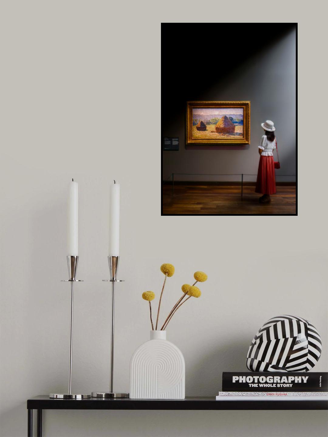 Golden Haystacks Poster och Canvastavla