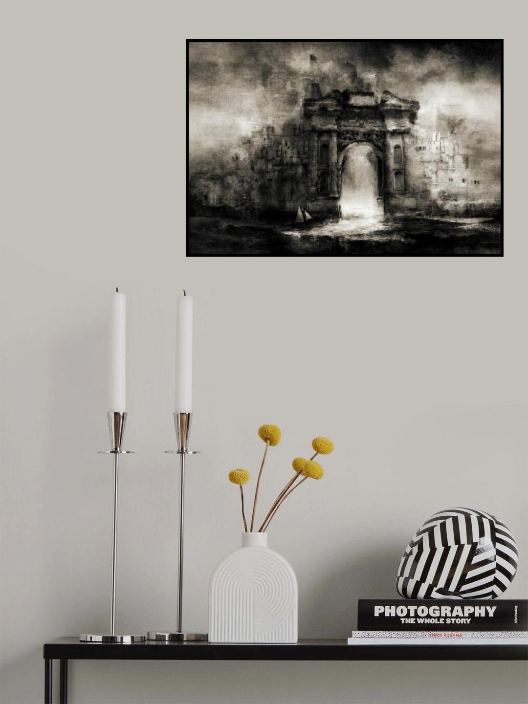 Falling off the edge of the world... Poster och Canvastavla