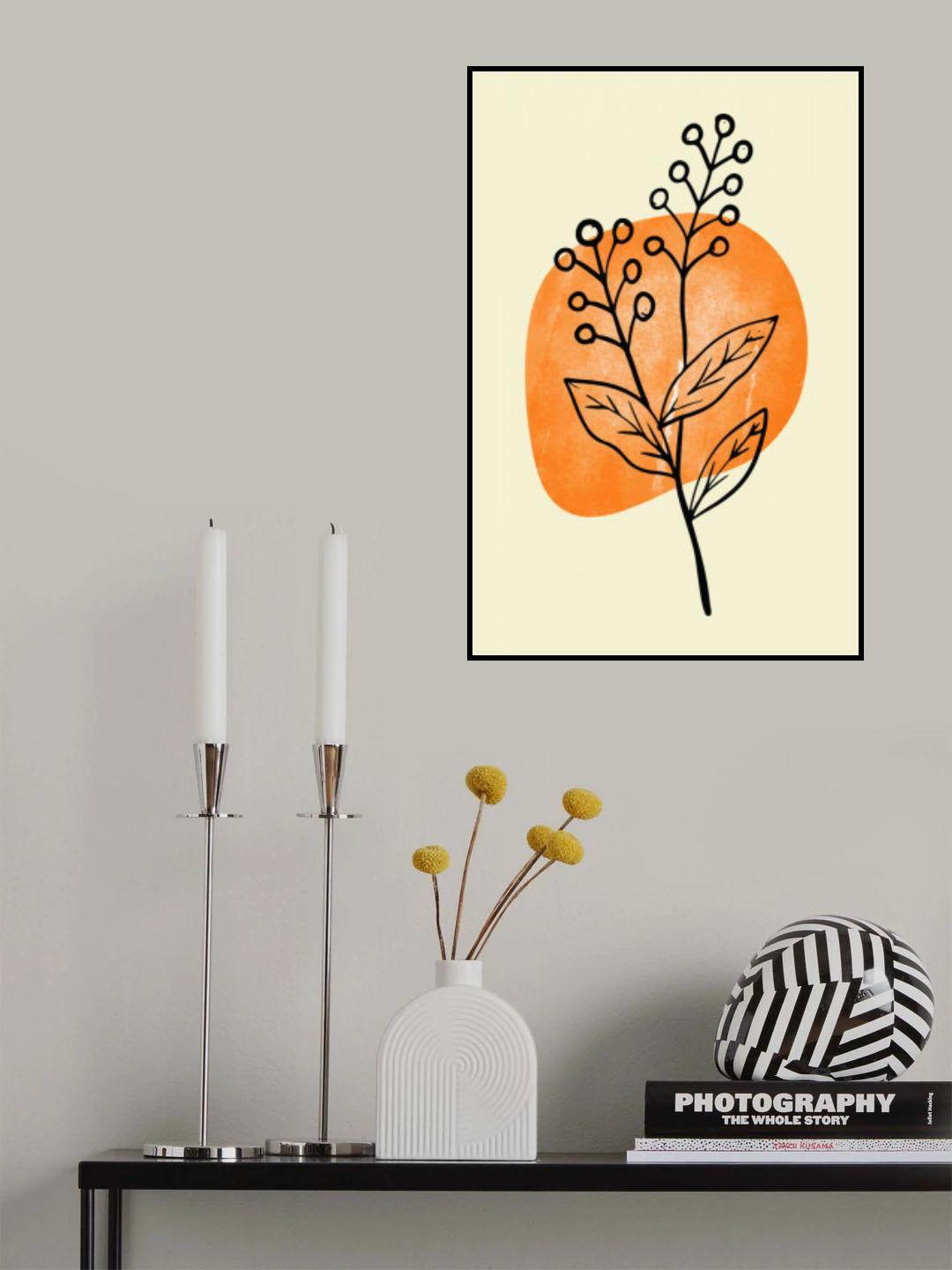 Minimal Flower Expression #3 Poster och Canvastavla