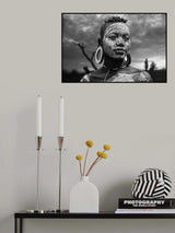 Mursi face Poster och Canvastavla