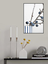 Berries Blue Poster och Canvastavla