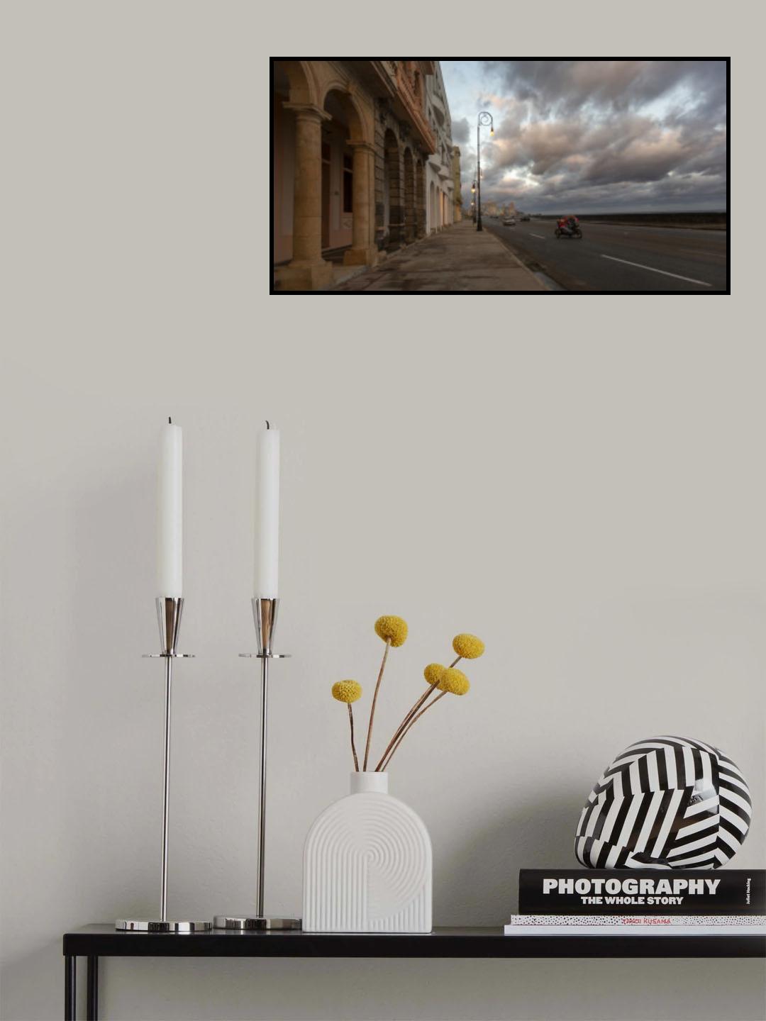 Havanna, Malecon Poster och Canvastavla