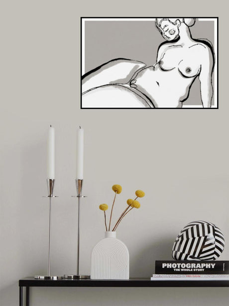 Sensuality (Grey Version) Poster och Canvastavla