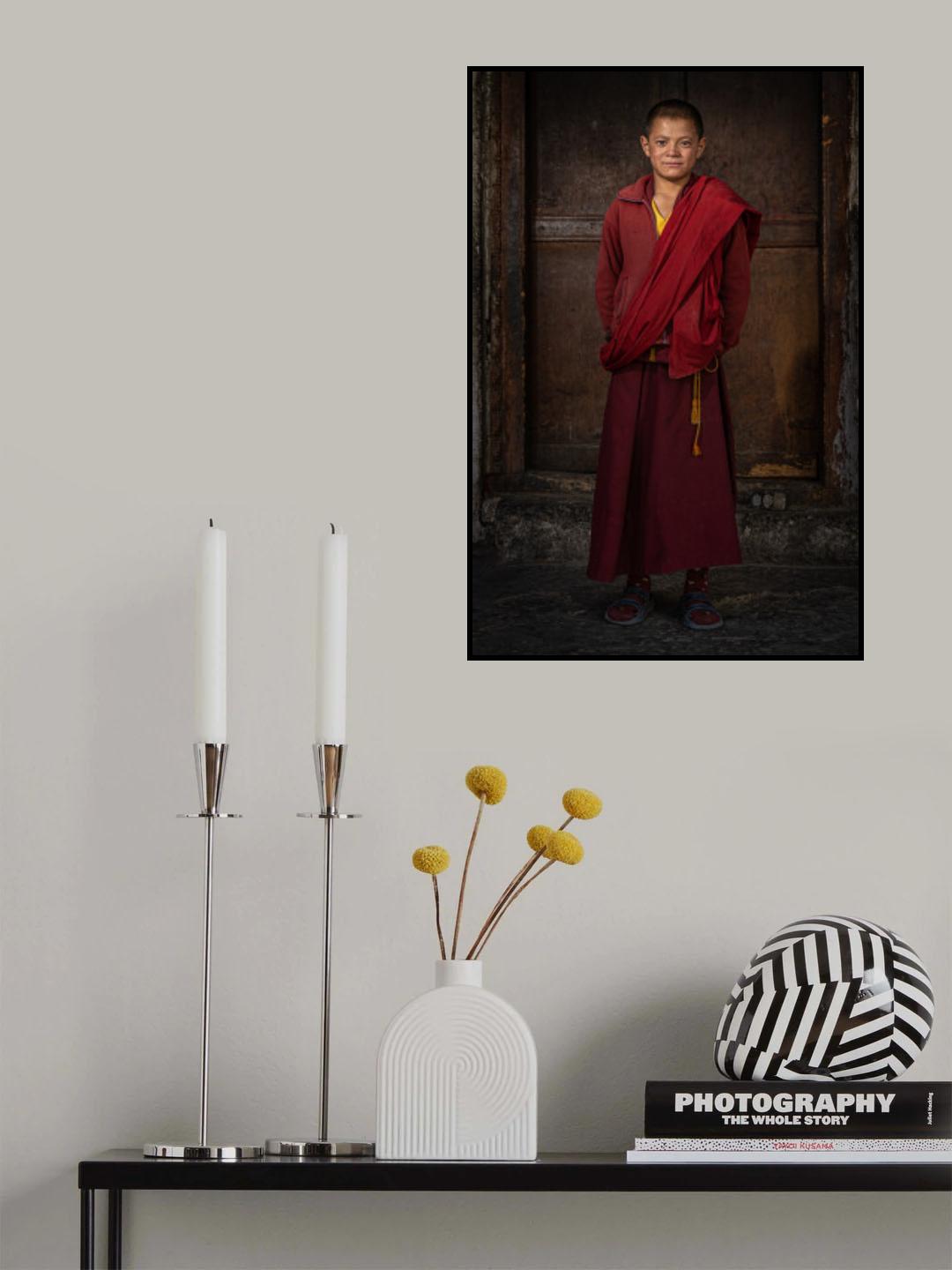 THE SMILING MONK Poster och Canvastavla