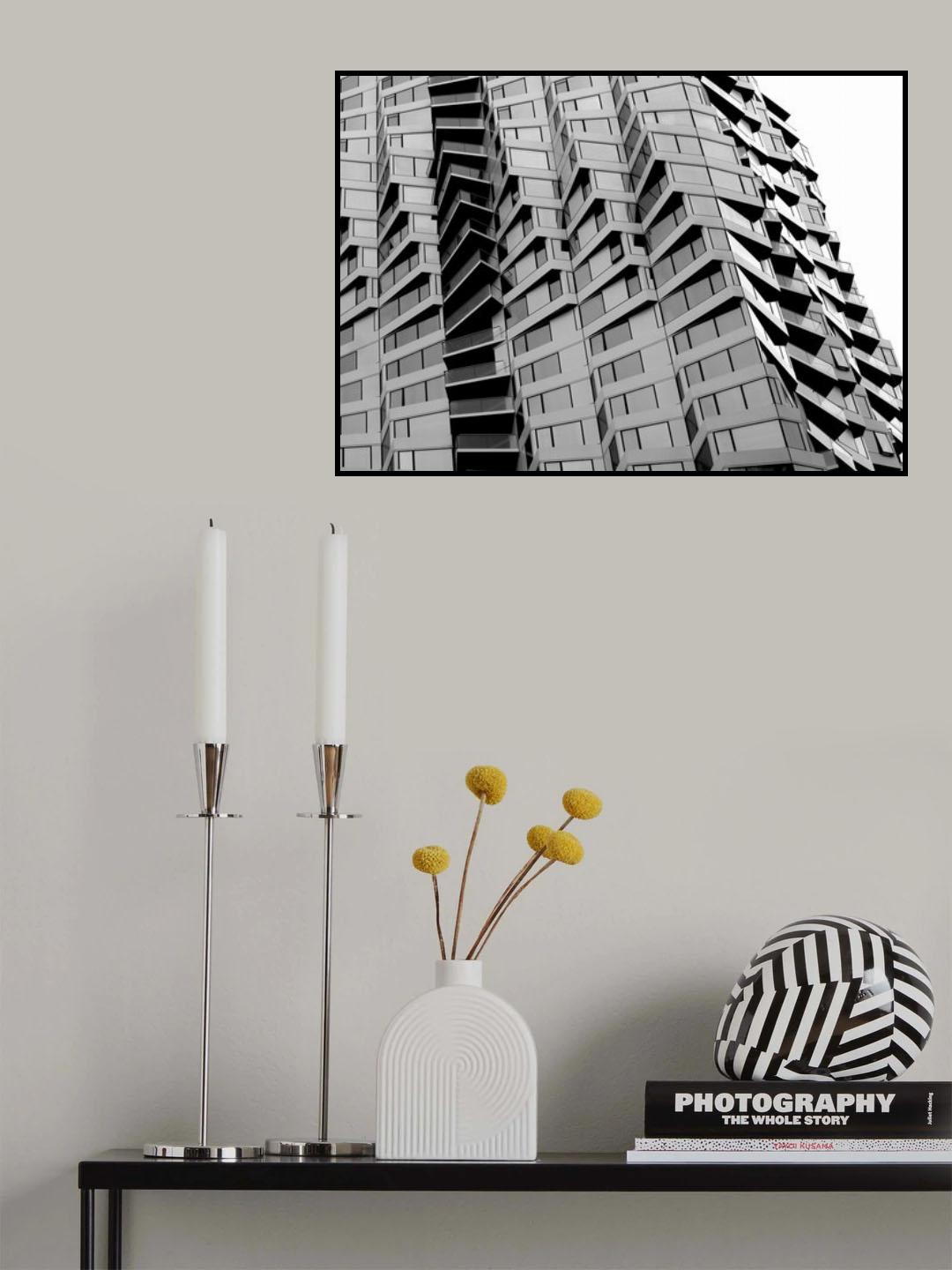 San Francisco, downtown geometry (I) Poster och Canvastavla