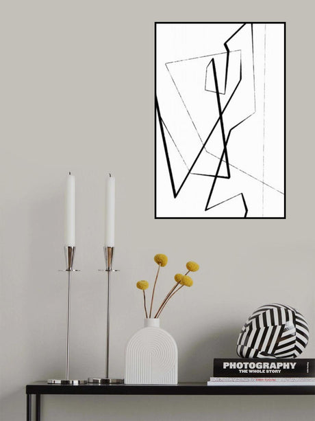 Angular Lines No 4 Poster och Canvastavla