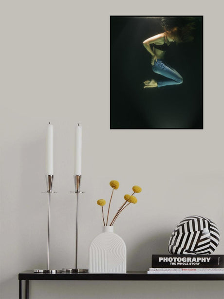 underwater artistic portrait shooting Poster och Canvastavla
