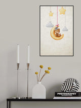 Dreamy Teddy Poster och Canvastavla