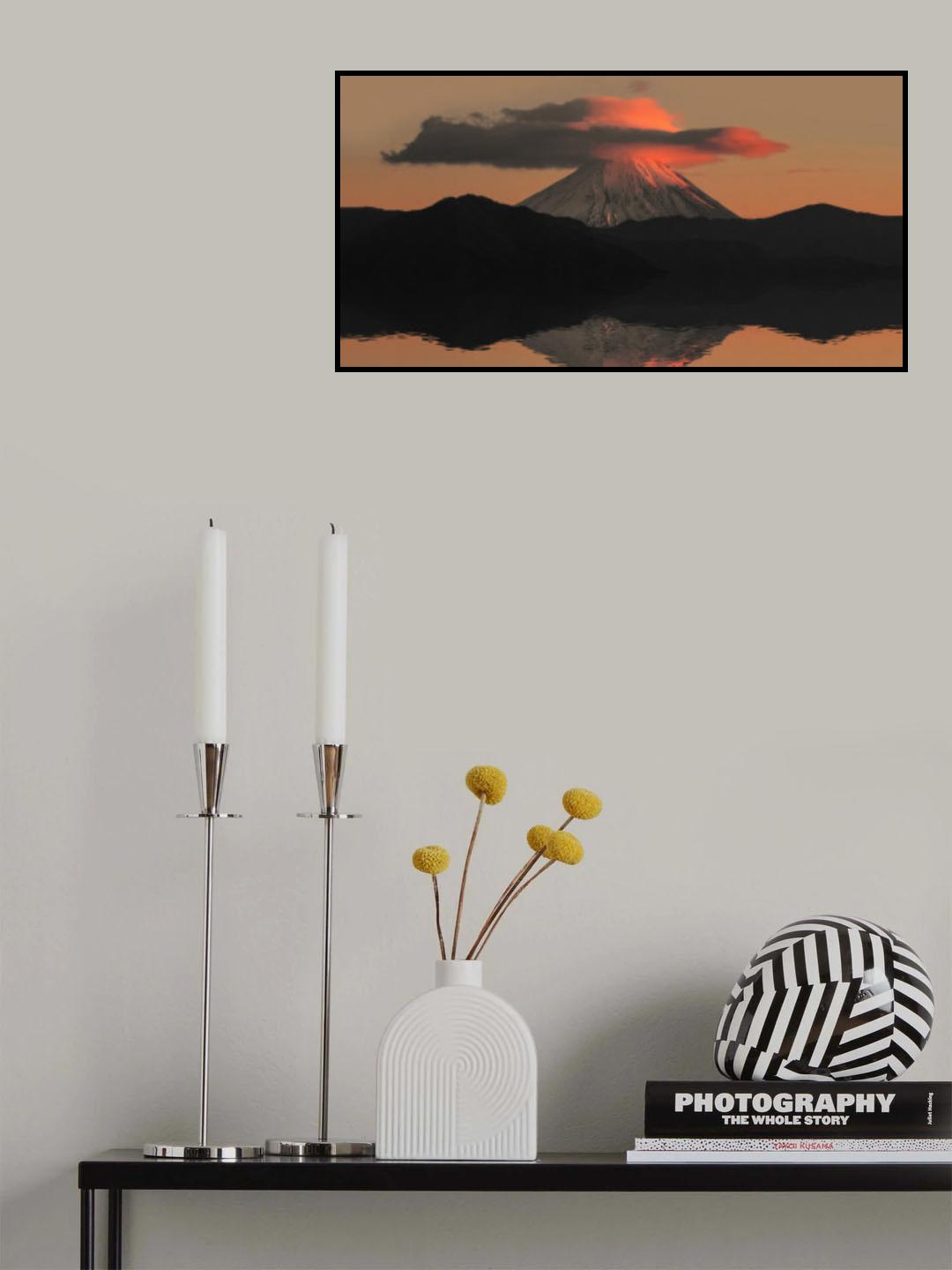 Fuji Ukiyo-e Poster och Canvastavla
