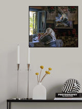 At the window Poster och Canvastavla