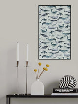 Hl008  Whale Boy   1806mm X 3000mm Poster och Canvastavla