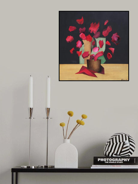 Bouquet still life square Poster och Canvastavla