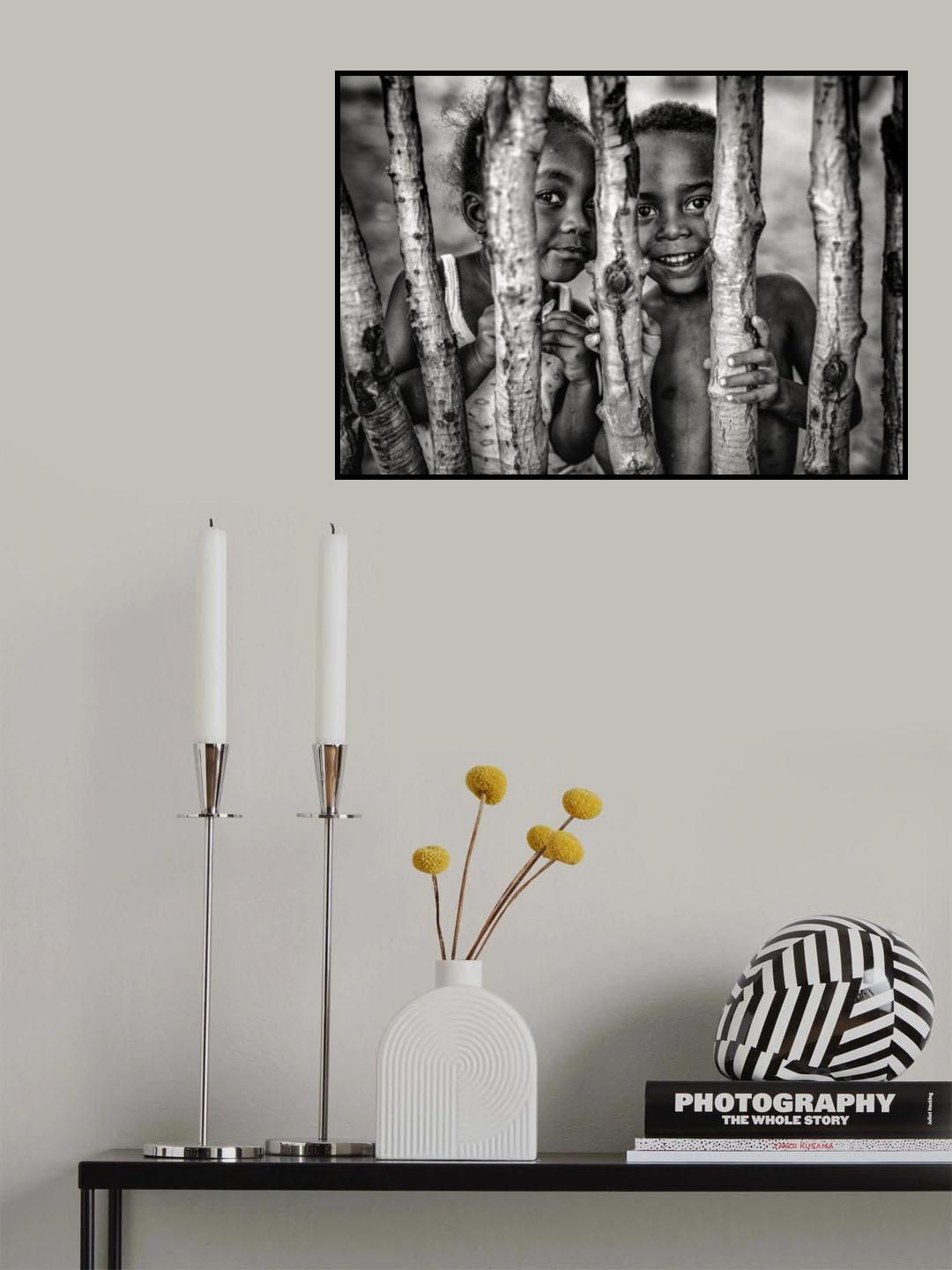 Hidden smiles Poster och Canvastavla