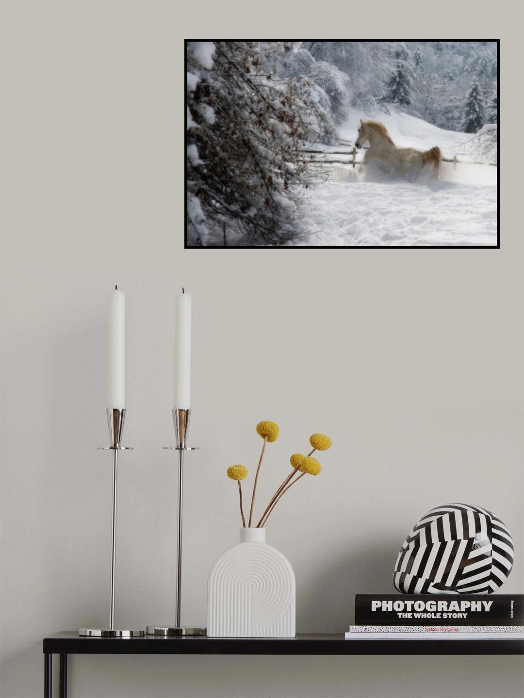 Vinter morning Poster och Canvastavla