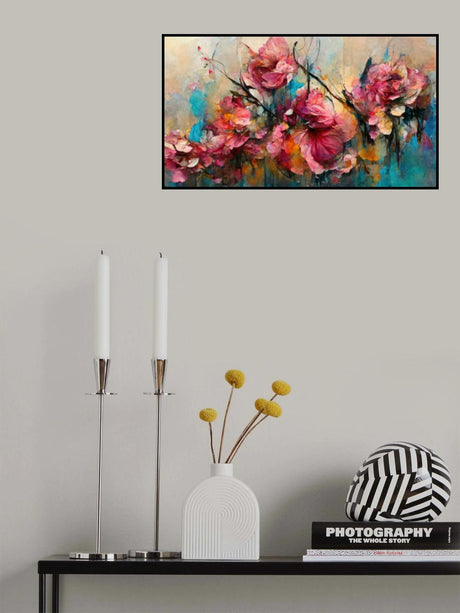 Wild Rough Roses Poster och Canvastavla
