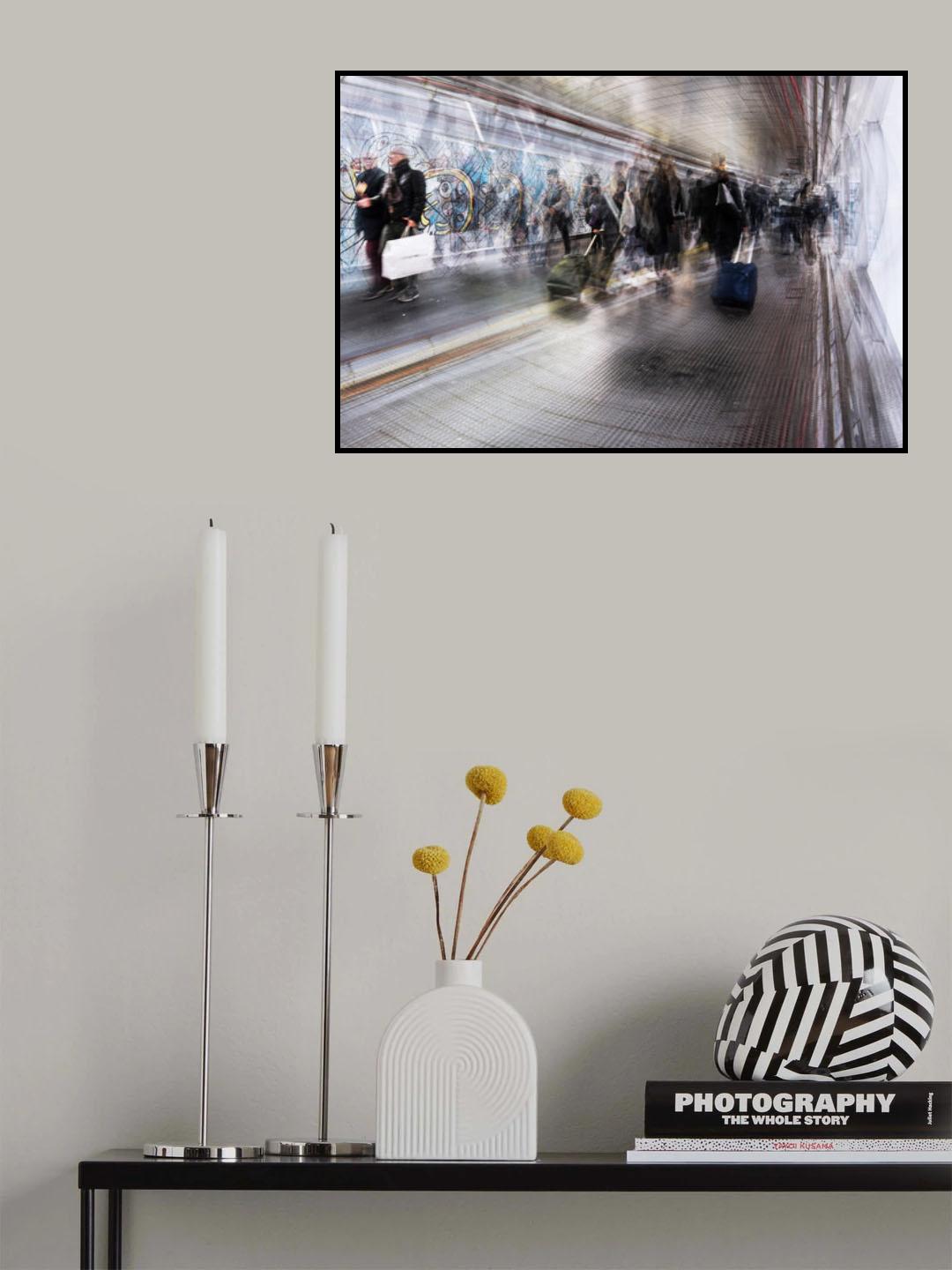 Metro station gallery Poster och Canvastavla