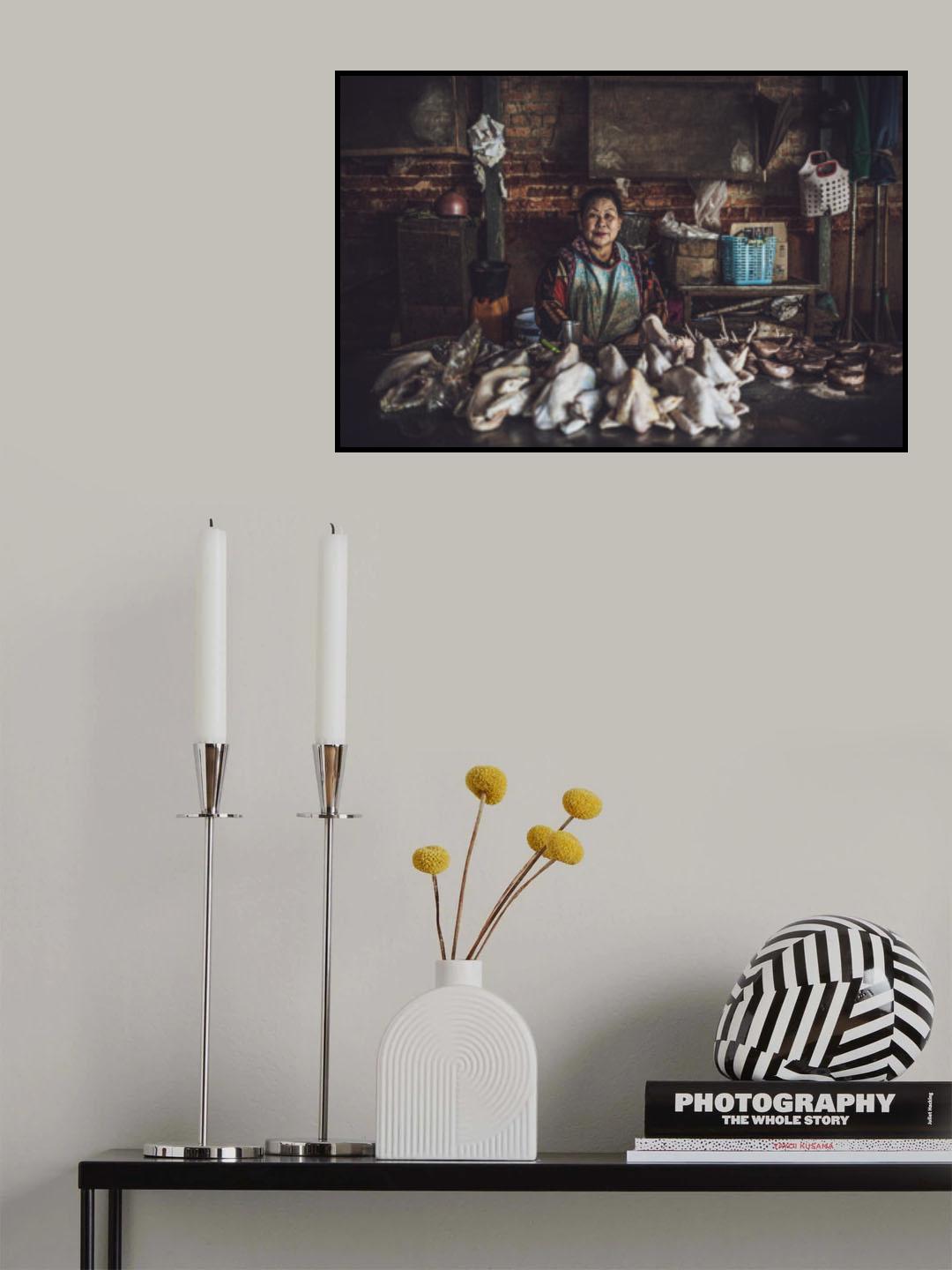 Chicken market Poster och Canvastavla