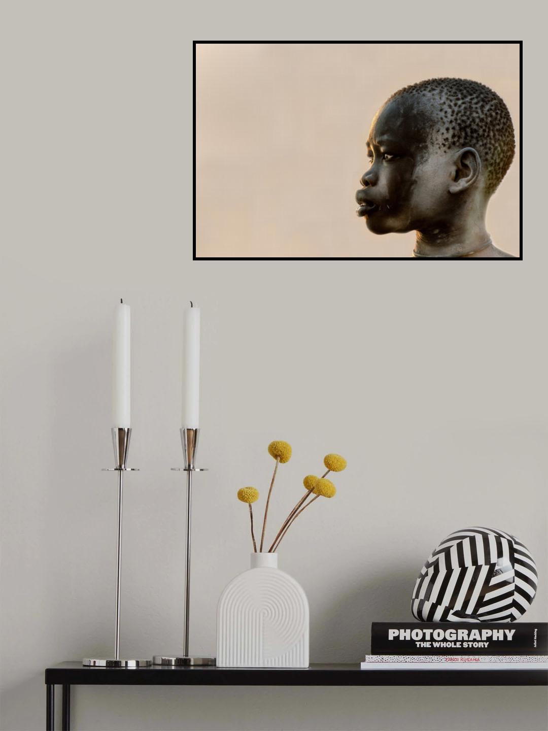 Mundari  profile Poster och Canvastavla