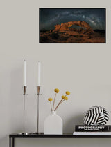 Milky way over the Sunset Arch Poster och Canvastavla
