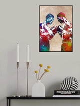 Boxing sport art Poster och Canvastavla