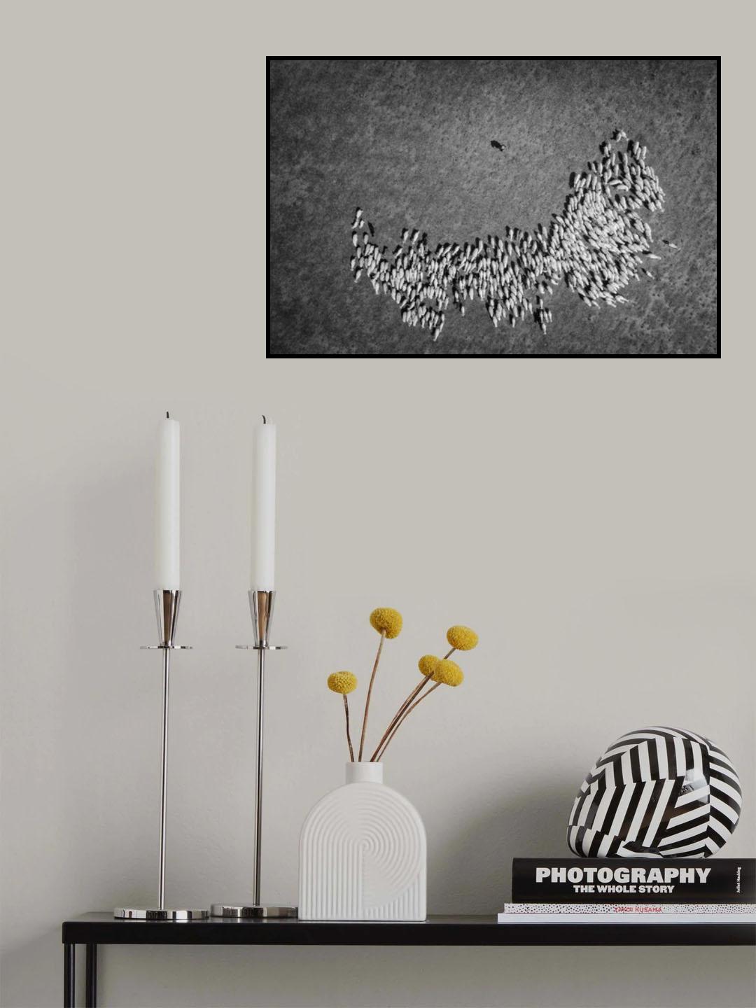 Primitive herdsmen Poster och Canvastavla
