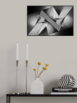 Metal Origami Poster och Canvastavla