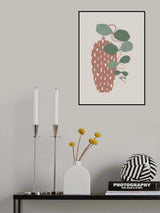 Terrazzo & Leaves Poster och Canvastavla