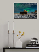 Aurora over Eggum Poster och Canvastavla