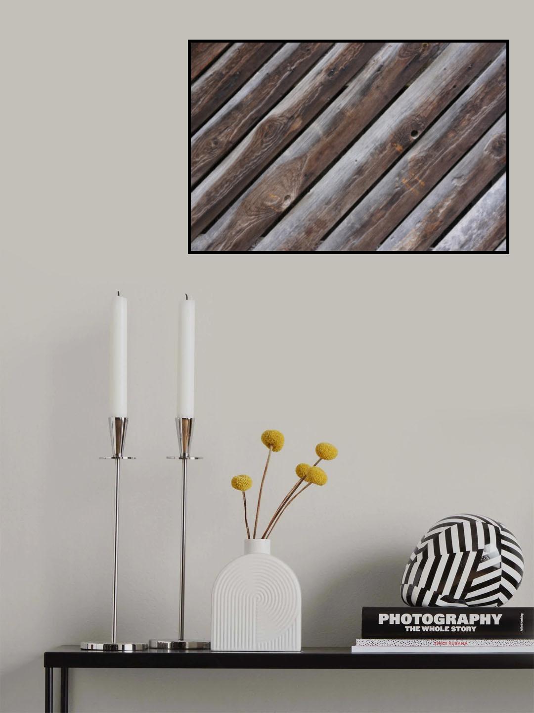 Tex Surface Wood 15 Poster och Canvastavla