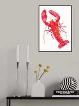 Patterned Lobster Poster och Canvastavla