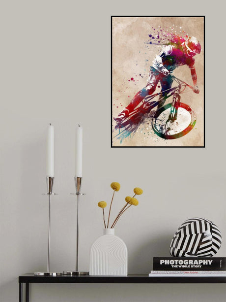 BMX sport art 31 Poster och Canvastavla