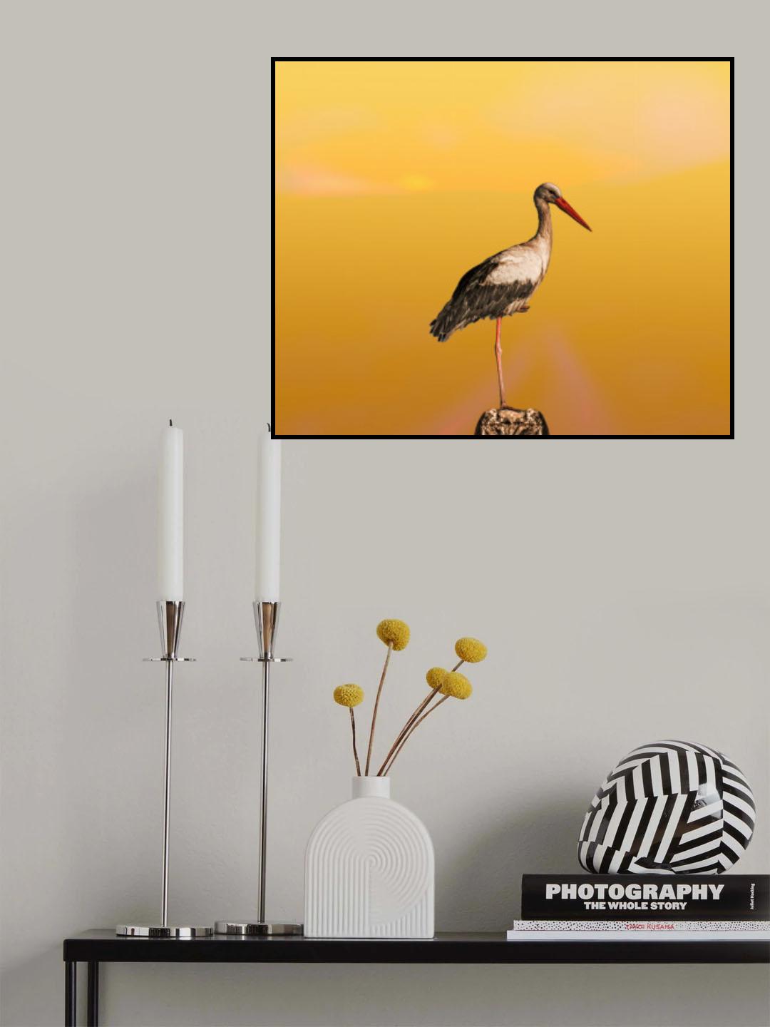 The single bird Poster och Canvastavla