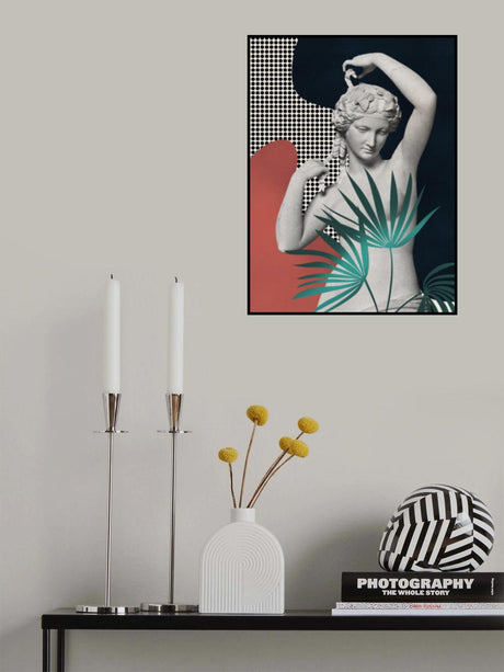 Maiden With Palm Veil Poster och Canvastavla