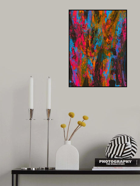 colored paints Poster och Canvastavla