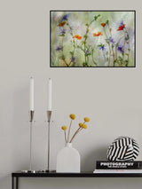 Blue &amp; orange Poster och Canvastavla