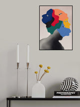 Sides of Masks Poster och Canvastavla