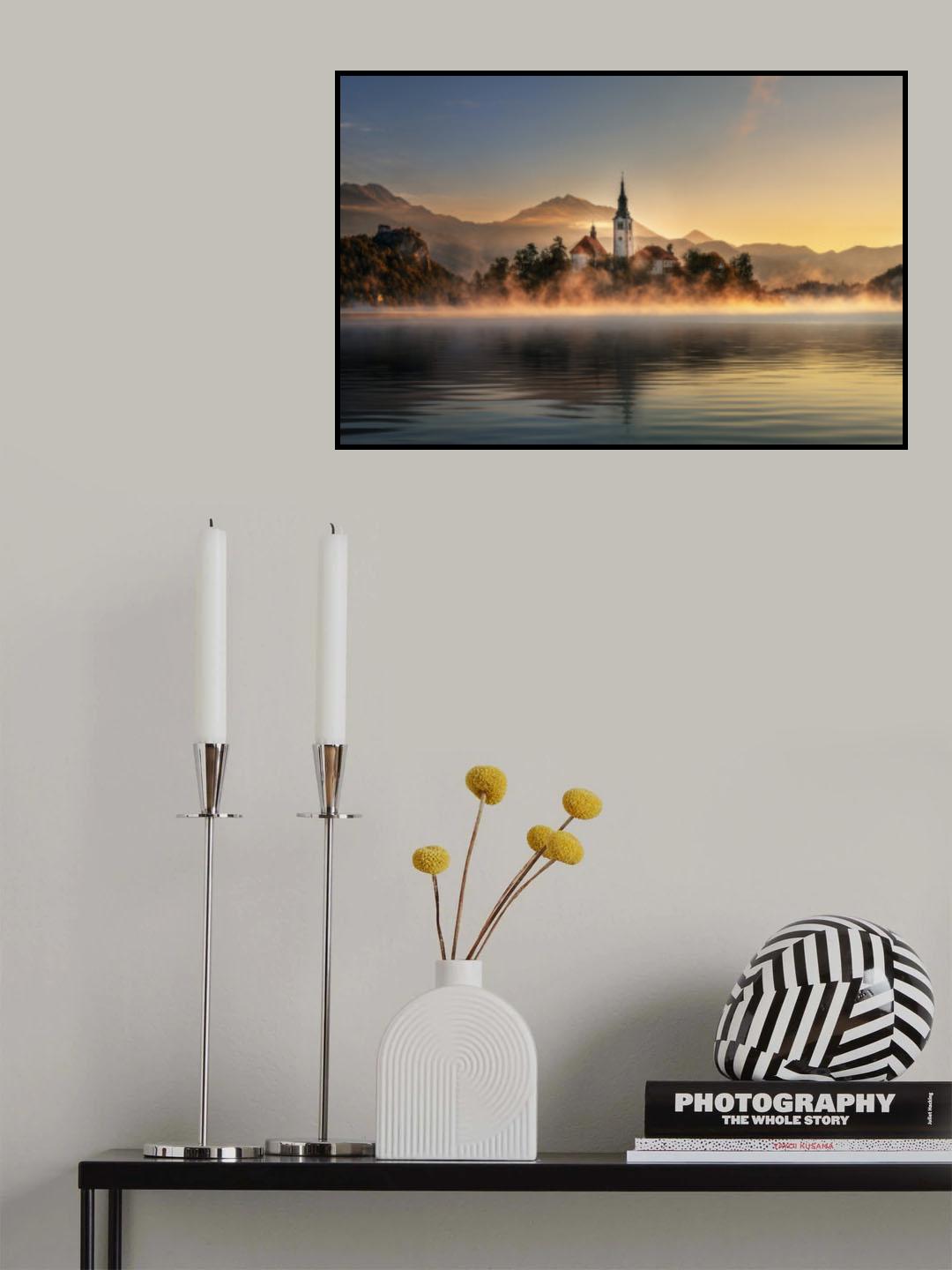Foggy Morning Poster och Canvastavla