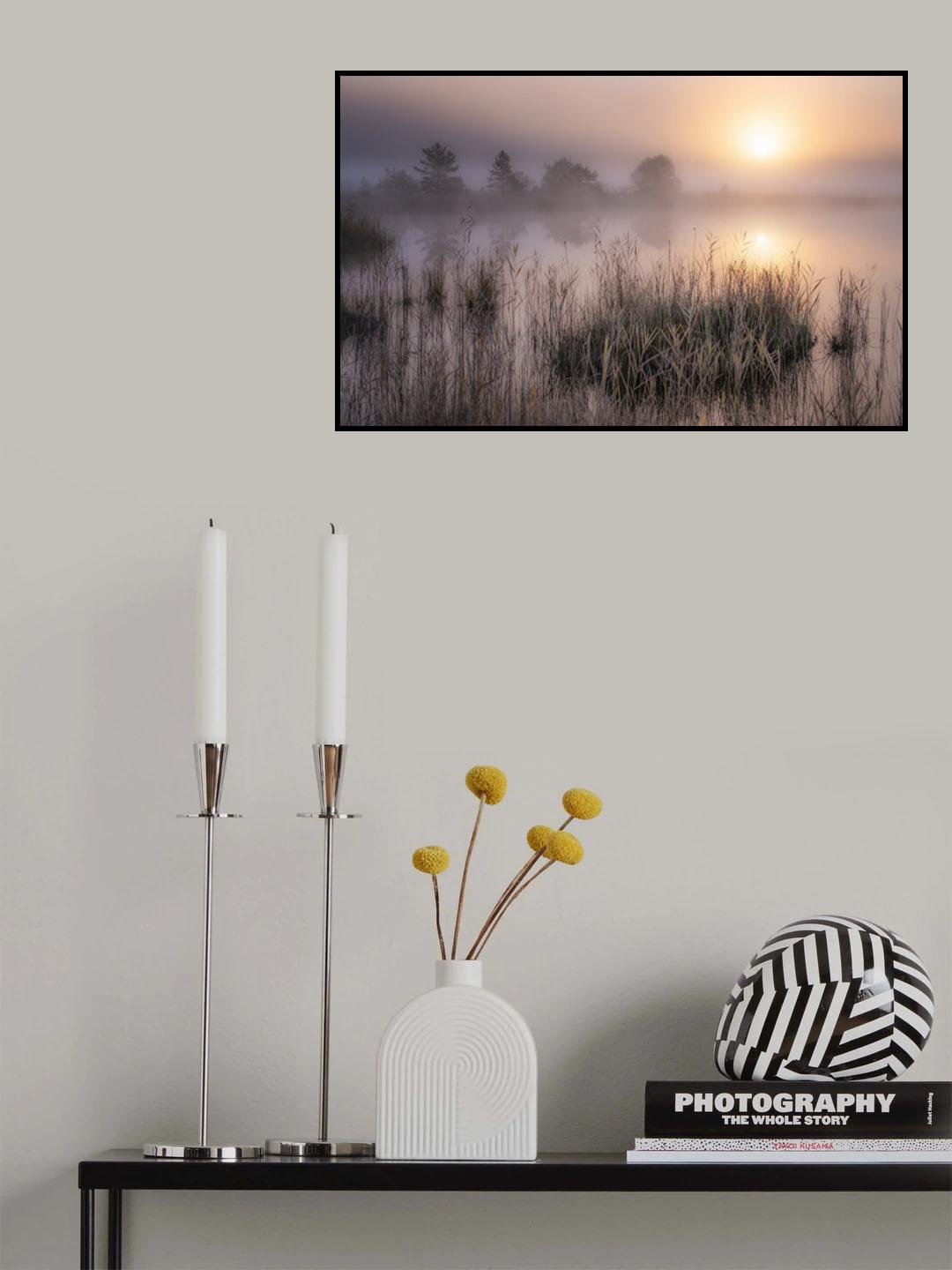 Cold Autumn Morning Poster och Canvastavla