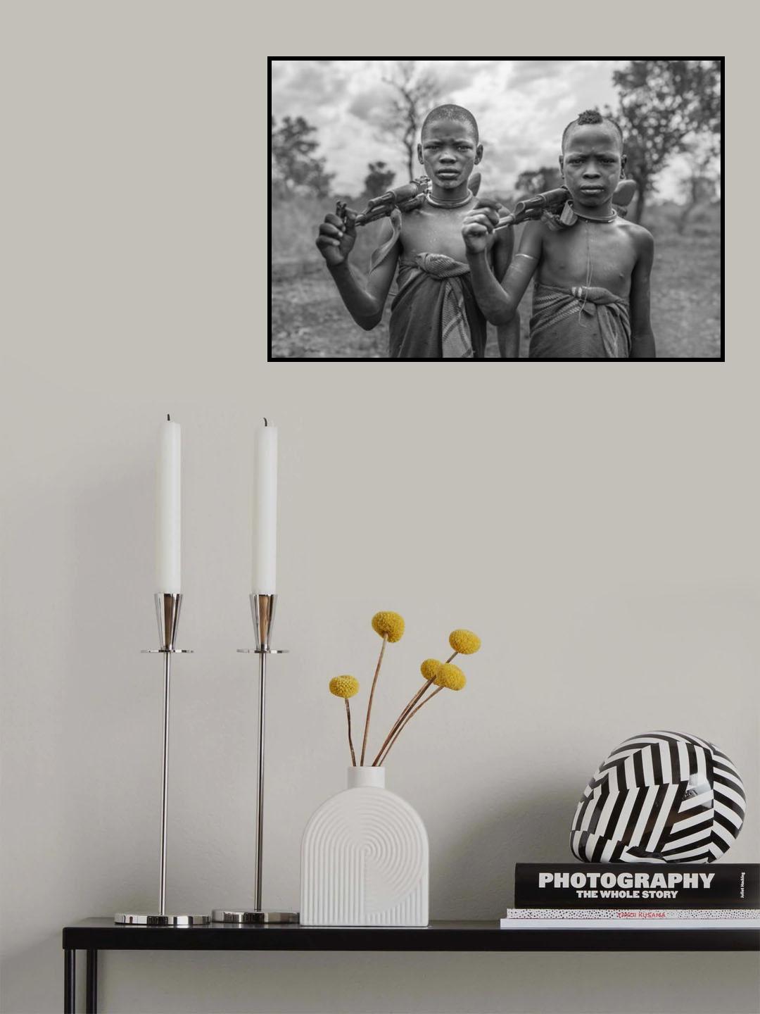 Young Wariors Poster och Canvastavla