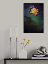 Leaf on Water Poster och Canvastavla